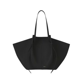 Yuzefi Dames, Tassen, Zwart, Maat: ONE Size Leer