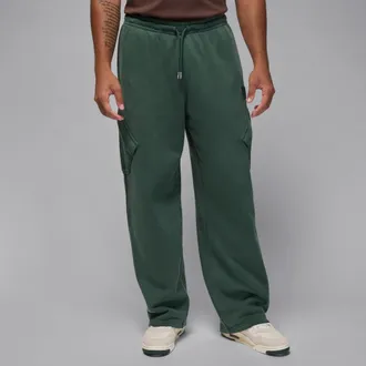 Nike Jordan Mens Jordan Flight Fleece Chicago Pants in Green | HV9681-316