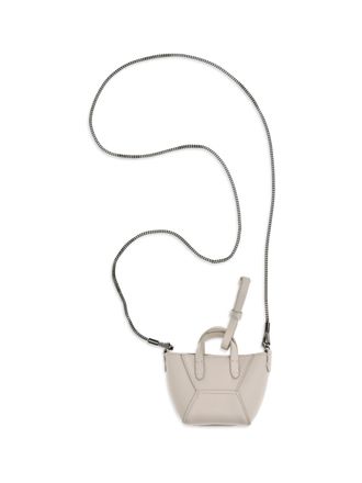Brunello Cucinelli Womens Mini Leather Shoulder Bag Avorio Calf Bos Taurus