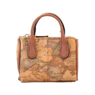 Alviero Martini 1A Classe Handbags, female, Beige, Size: ONE SIZE Charm Mini-Bauletto