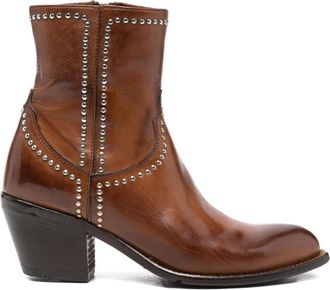 Lemargo Stivali con borchie 65mm - Marrone