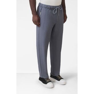 Mauvais Fiorano Relaxed Fit Trousers in Medium Blue at Nordstrom, Size 28