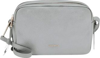Coccinelle Tassen, Dames, Grijs, ONE Size, Katoen, Malory Schoudertas