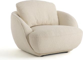 AM.PM Ronde XL-fauteuil in boucl&eacute;, Alpine