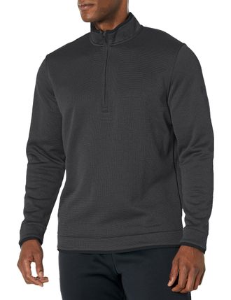 Under Armour Mens Storm SweaterFleece Quarter Zip Sweatshirt, (001) White/Black, XL