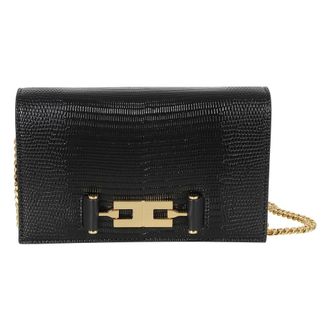 Elisabetta Franchi Tassen, Dames, Zwart, ONE Size, Katoen, Mini Crossbody Tas