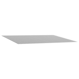 vidaXL Tela De Repuesto Para Toldos Antracita Y Blanco 350 X 200 Cm Vidaxl