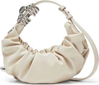 Diesel Borsa Hobo Piccola Grab-D - - Bags - Donna - Bianco - ONE SIZE