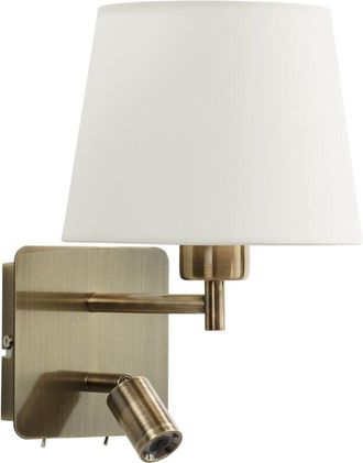 MDC Aplique MAILAND E27+LED medalla/semicrema