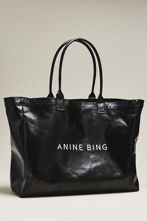 Anine Bing Leo Coated Canvas Tote Bag