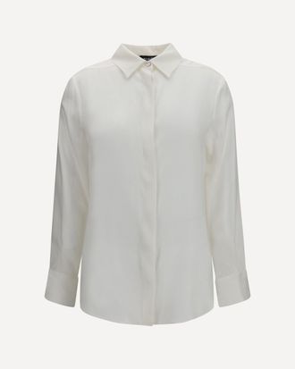 Ella Silk Shirt with back gathering Female 40