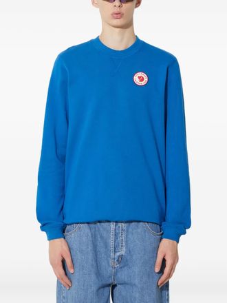 Fjällräven logo patch sweatshirt - Blue
