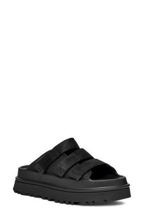 UGG Goldenglow Platform Slide Sandal in Black at Nordstrom Rack, Size 9