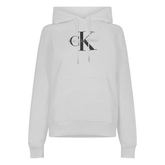 Calvin Klein Jeans Hoodie - Dames - Sweatshirts & Hoodies - Wit - Maat: M Katoen
