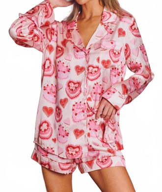 Show me your Mumu Heart Mumu Pj Set In Multi