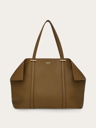 Ferragamo Women Folded tote bag (L) Brown