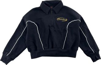 Nike Jordan Kids Sweatshirts, male, Black, 8 Y, Varsity Full Zip Hoodie