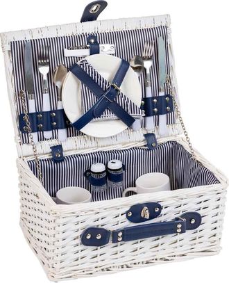 Wanderlust Deco Cesta de picnic 36 x 26 x 16h cm