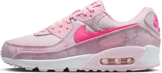 Nike Womens Air Max 90 Denim Shoes in Pink | IR1975-663