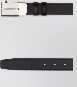 Montblanc leather belt reversible design dual side