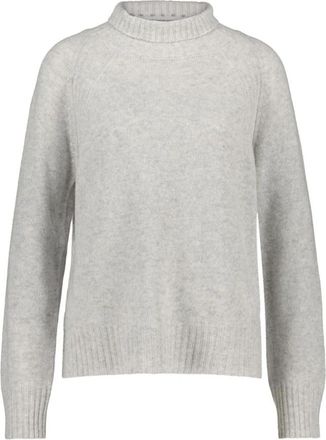 Dondup Polo Neck Jumper - Dames - Ronde hals truien - Grijs - S - Wol - Truien & Vesten