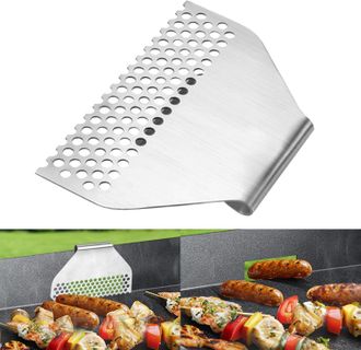 OEM Juego De Dos Coladores De Alimentos, Fabricados En Acero Inoxidable, Aptos Para Sartenes De Barbacoa, Bandejas Para Hornear Y Otros Accesorios De Coci