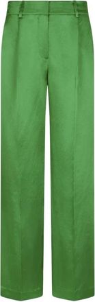 Dante6 Dames, Broeken, Groen, Maat: S Satijn