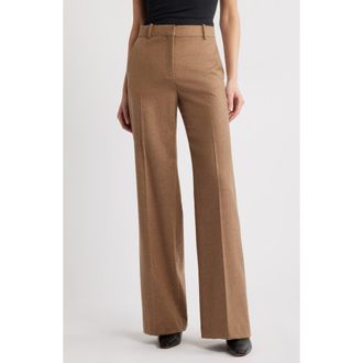 Mango Helsinki Wide Leg Pants in Chocolate at Nordstrom Rack, Size 4
