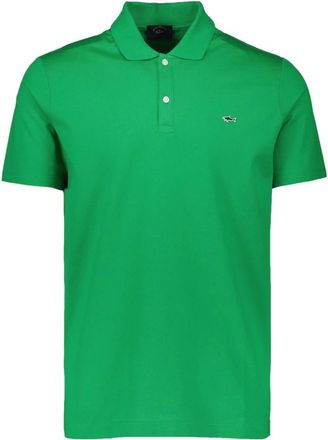 Paul & Shark Polo Shirt - Heren - Polos - Groen - S - Katoen - Tops