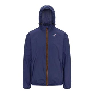 K-Way K-Way, Light Jackets, male, Blue, Size: 2XL Le Vrai 4.0 Claude Jacket