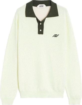 Autry Bicolor Cotton Polo Mens Shirt