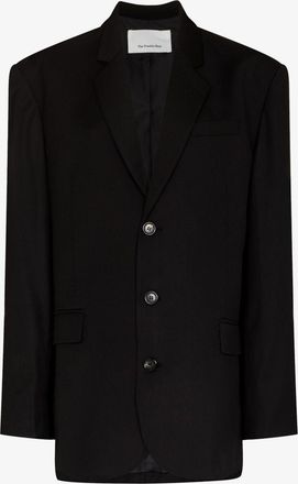 Frankie Shop Gelso Oversized Blazer - Womens - Rayon/TENCEL/Wool - XXS