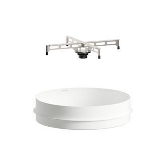 Laufen Laufen In & Out Lavabo &Agrave; Encastrer Par Le Dessus, Rond, Sans