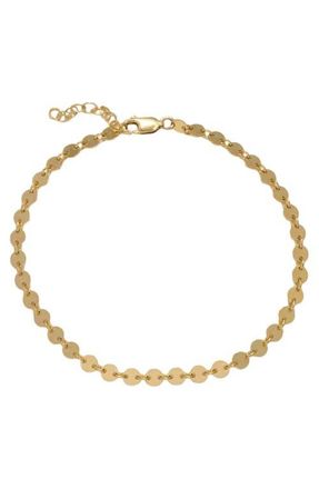 Made by Mary Poppy Chain Anklet in Gold Filled at Nordstrom, Size 8