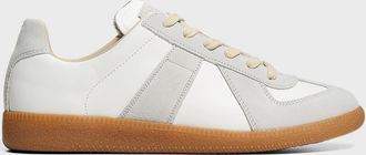 Maison Margiela Replica Suede & Leather Sneakers