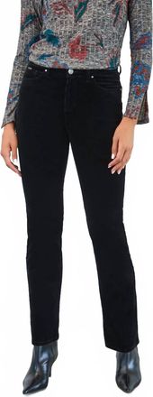 FDJ Womens Olivia Bootleg Corduroy Pants In Black