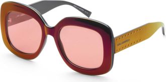 Karl Lagerfeld Womens 53 mm Red Sunglasses