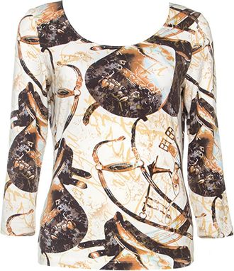 Escada Blusa con stampa astratta - Toni neutri