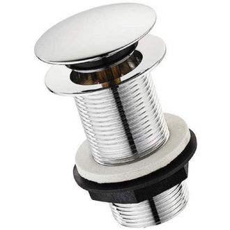 Ideal Piletta push-open per lavabo, con troppopieno cromato standard