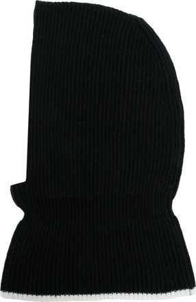 Cashmere in Love Villars ribbed wool-cashmere balaclava - women - RWS Wool/Cashmere - One Size - Black