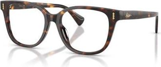 Ralph Lauren 52mm Square optical glasses in Brown at Nordstrom