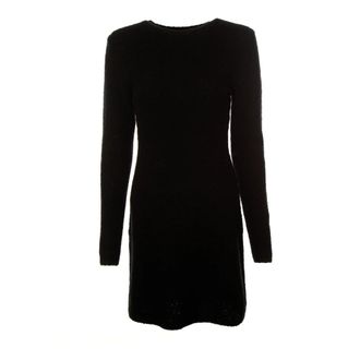Drykorn Boucl&eacute; Lorelia Jurk - Dames - Korte kleedjes - Zwart - M - Kleedjes