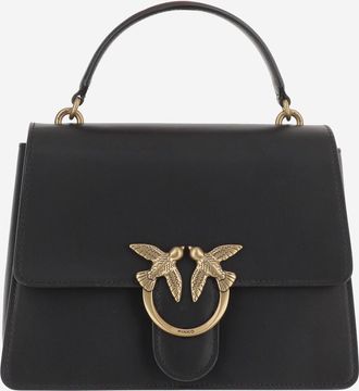 Pinko Pinko leren handtas met logo