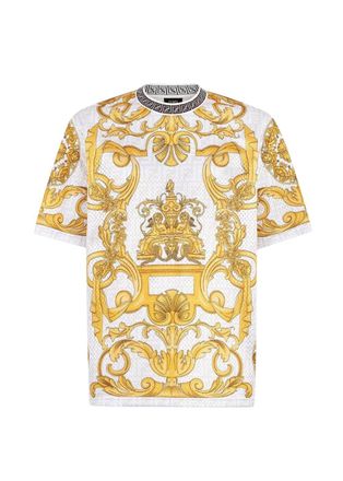 Fendi x Versace Fendace Printed Mesh T-Shirt Size XS