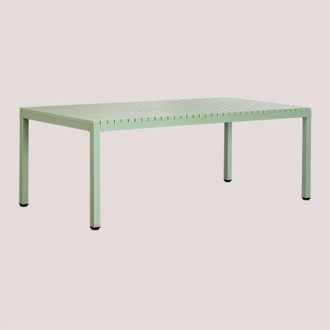 Sklum Mesa De Comedor Rectangular En Aluminio (210x100 Cm) Marti Sklum