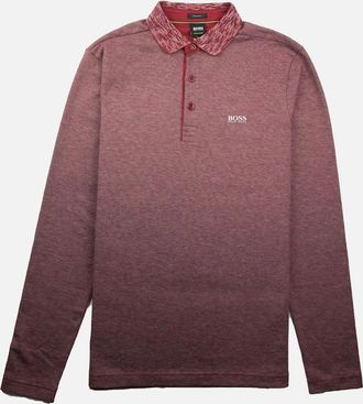 HUGO BOSS Mens Hugo Boss Plisy Polo Dark Red - Size: 38