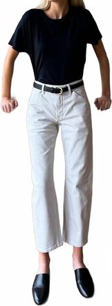 Emerson Fry Twin Doves The Barrel Jean In Antique White