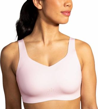 Brooks Dare Underwire Sports Bra In Rosewater