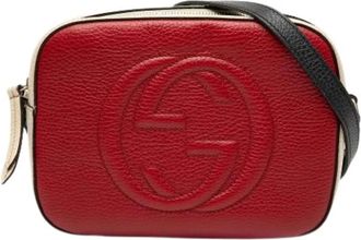 Gucci Pre-owned Cross Body Bags, female, Red, Size: ONE SIZE Pre-owned Vintage Cross Body Bag