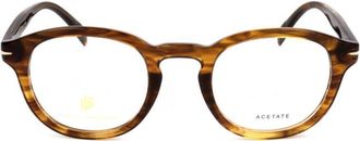 David Beckham Db 7017 Rounded Rectangular Acetate Eyeglasses